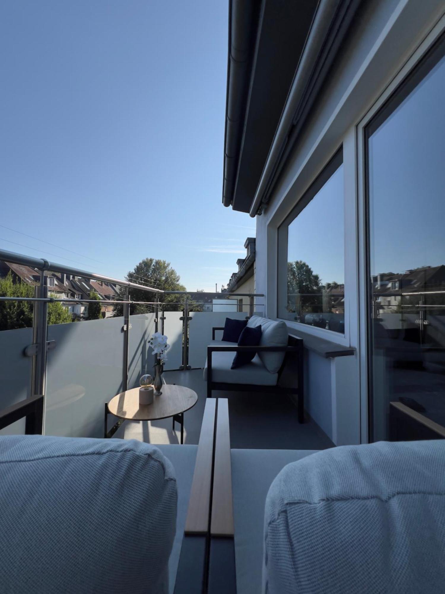 Excellence Deluxe Suite Mit Balkon & Stadtblick - Zentral An Der Messe Essen Zewnętrze zdjęcie